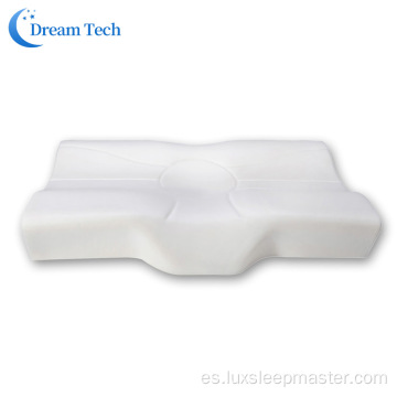 Almohada de cuello de cama de espuma viscoelástica para dormir en forma de mariposa